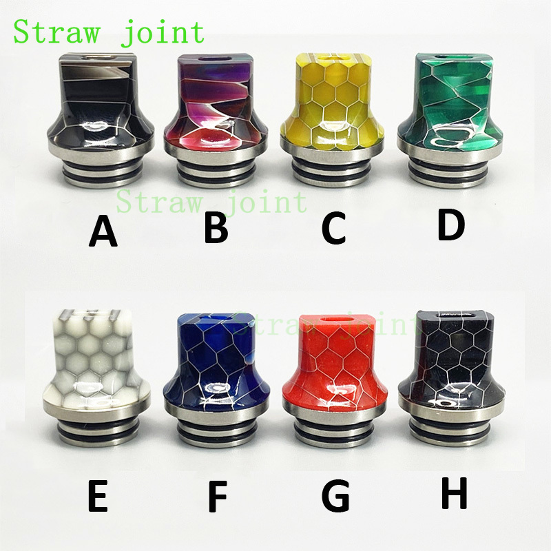 Drip Tip Resin - 1 adet 810 düz ağız paslanmaz