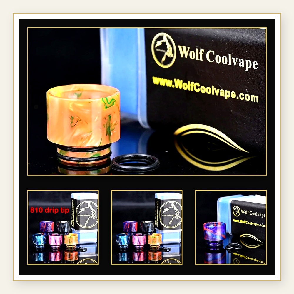 Drip Tip Resin - Wolfcoolvape 810 Drip Tips - RDA/RTA