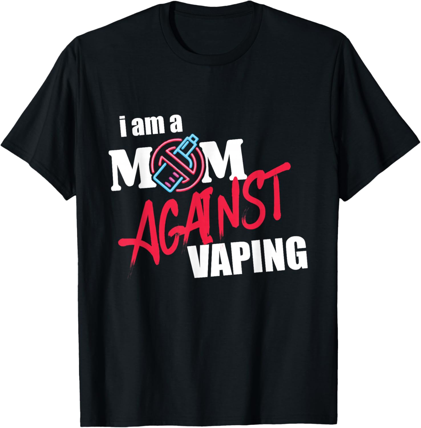 Vaping Shop - Anne Sigara İçmeyi Önleyici Grafikli Tişört