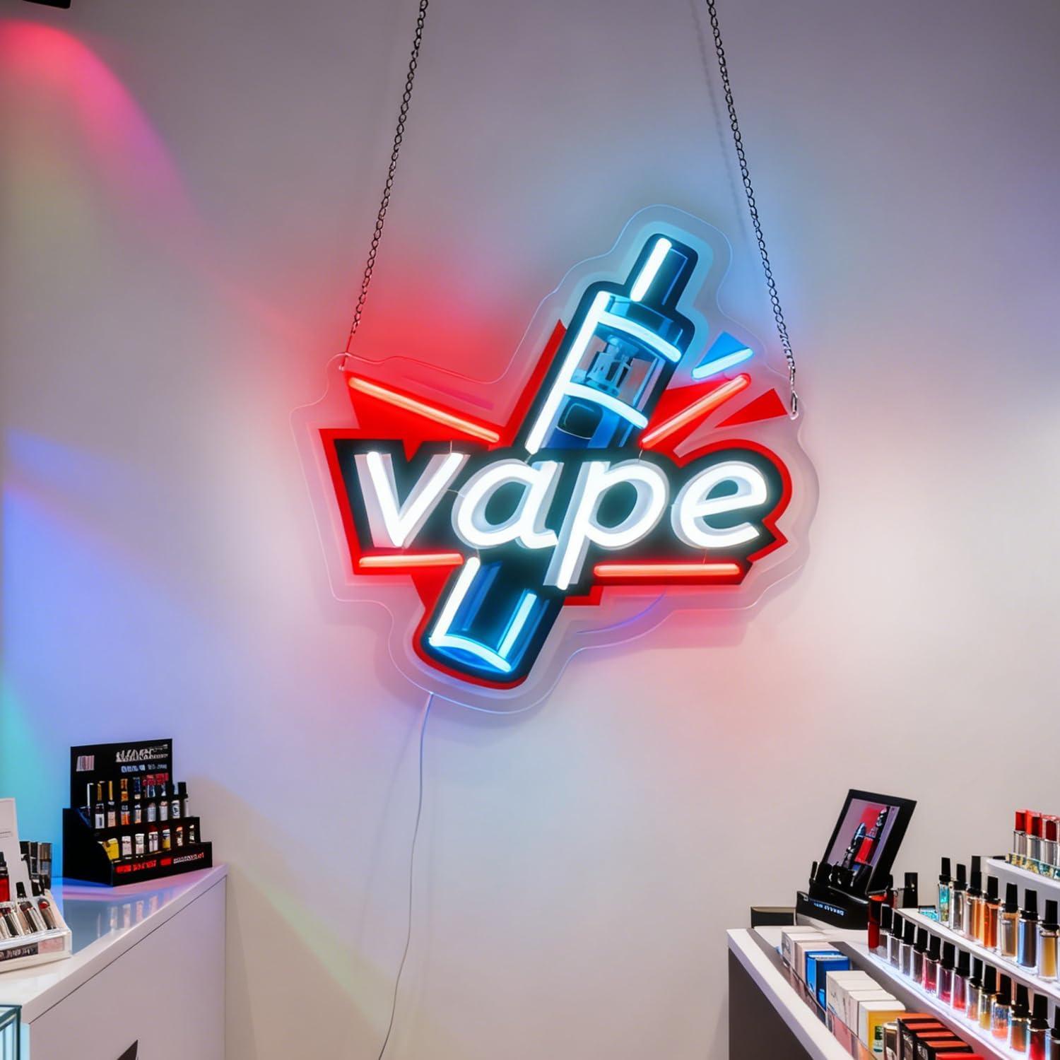 Vaping Store - Vape Neon Tabelası USB Kısılabilir LED