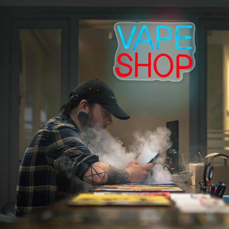 Duvar Dekoru İçin Vape Shop Ne - Vaping Shop incelemesi ve fiyatı