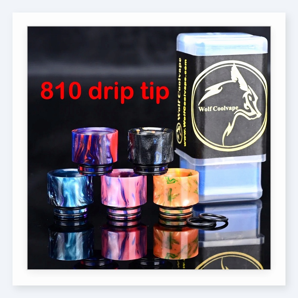 Wolfcoolvape 810 Drip Tips - R - Drip Tip Resin incelemesi ve fiyatı