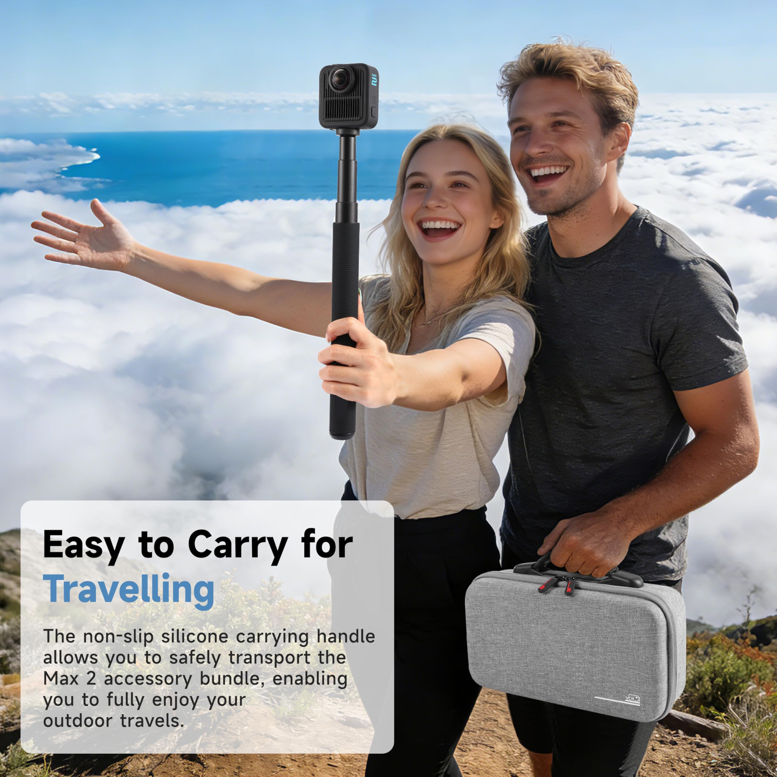Gopro Max 2 için Taşıma Çantas - Battery Case Storage incelemesi ve fiyatı