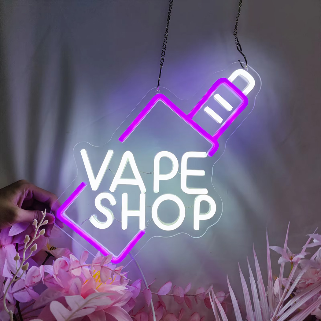 VAPE Mağazası LED Neon Burcu U - Vaping Shop incelemesi ve fiyatı