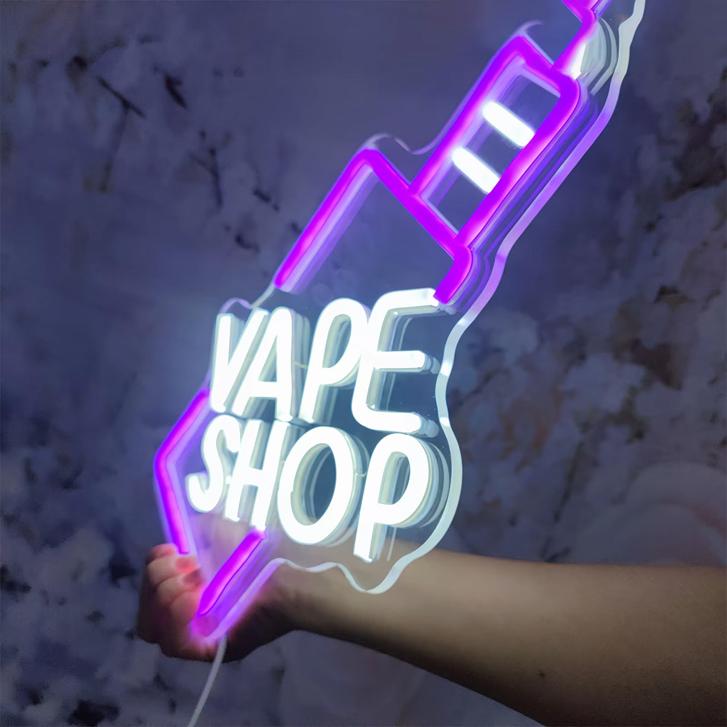VAPE Mağazası LED Neon Burcu U - Vaping Shop incelemesi ve fiyatı