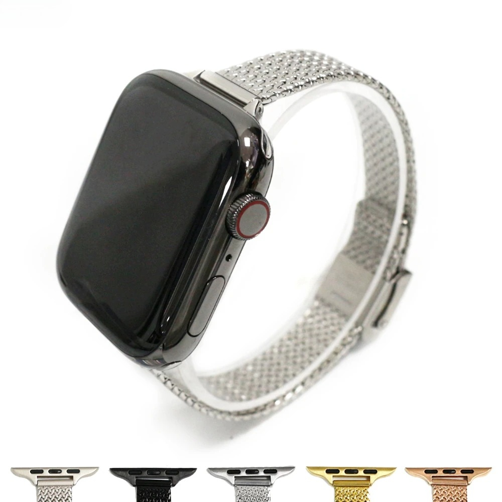 Apple Watch Series 9 8 7 6 SE  - Mesh Coil Strip incelemesi ve fiyatı