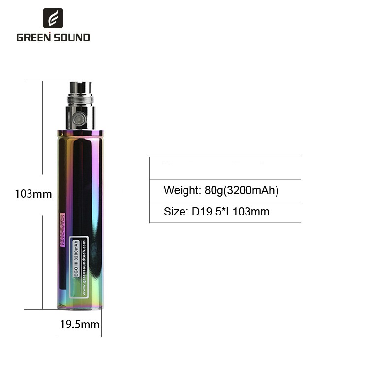 GS Ego 3 III 3200mAh Pil Vaper - Vaping Area incelemesi ve fiyatı