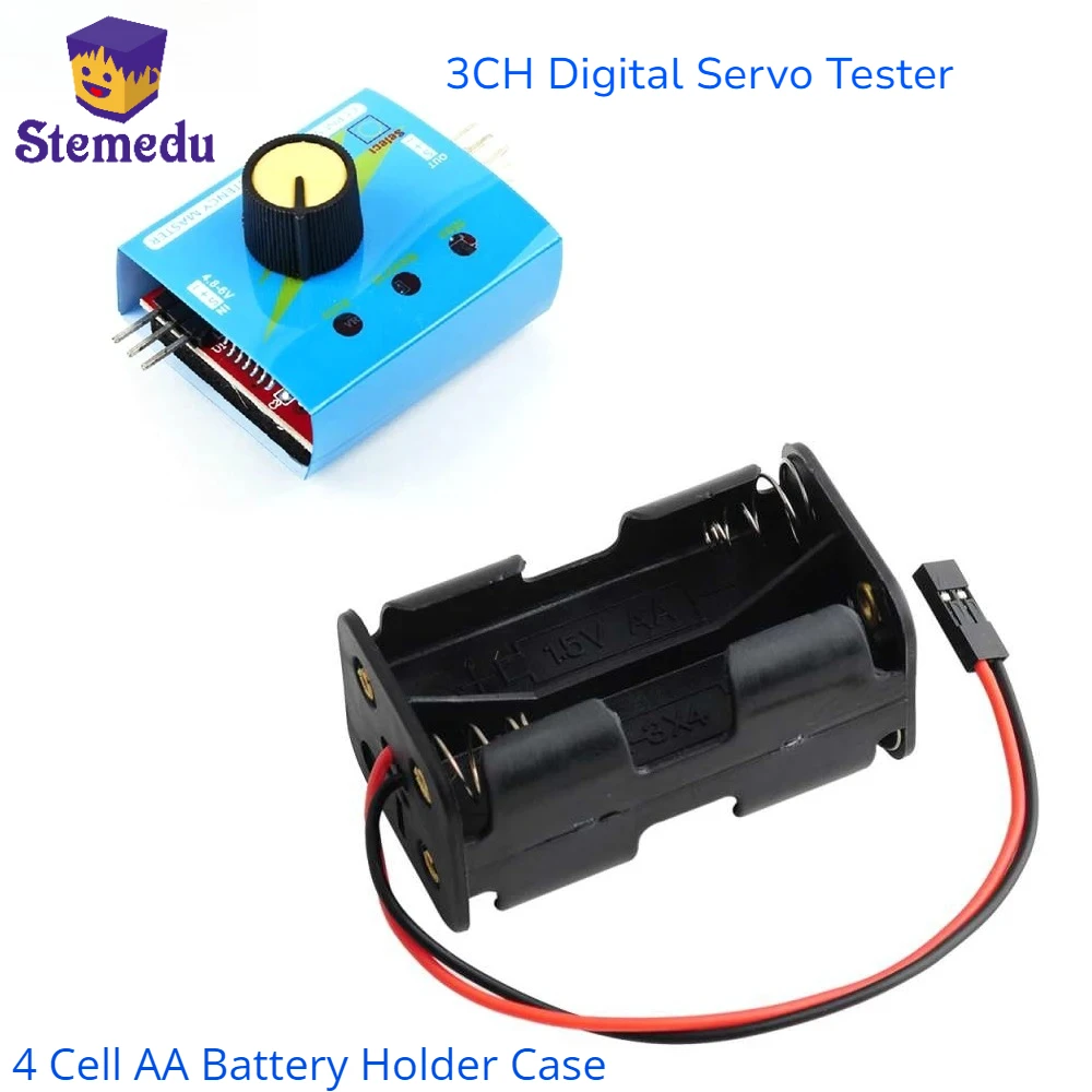 3CH Dijital Servo Test Cihazı  - Battery Case Storage incelemesi ve fiyatı