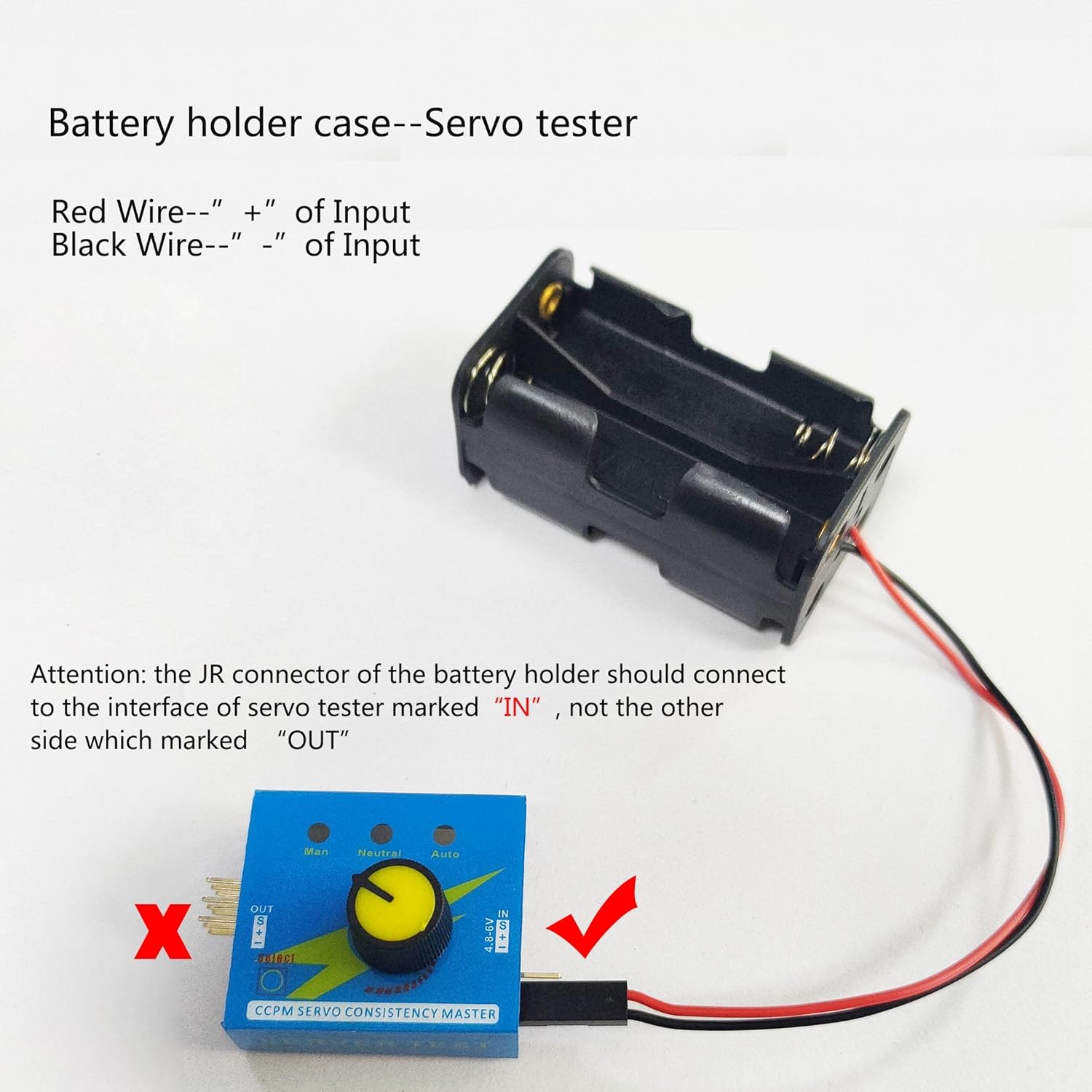 3CH Dijital Servo Test Cihazı  - Battery Case Storage incelemesi ve fiyatı