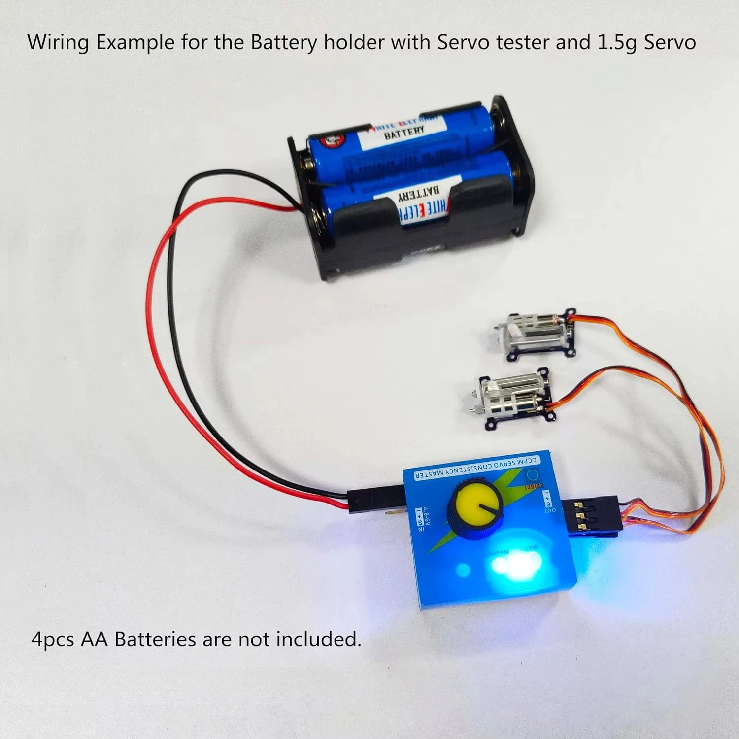 3CH Dijital Servo Test Cihazı  - Battery Case Storage incelemesi ve fiyatı