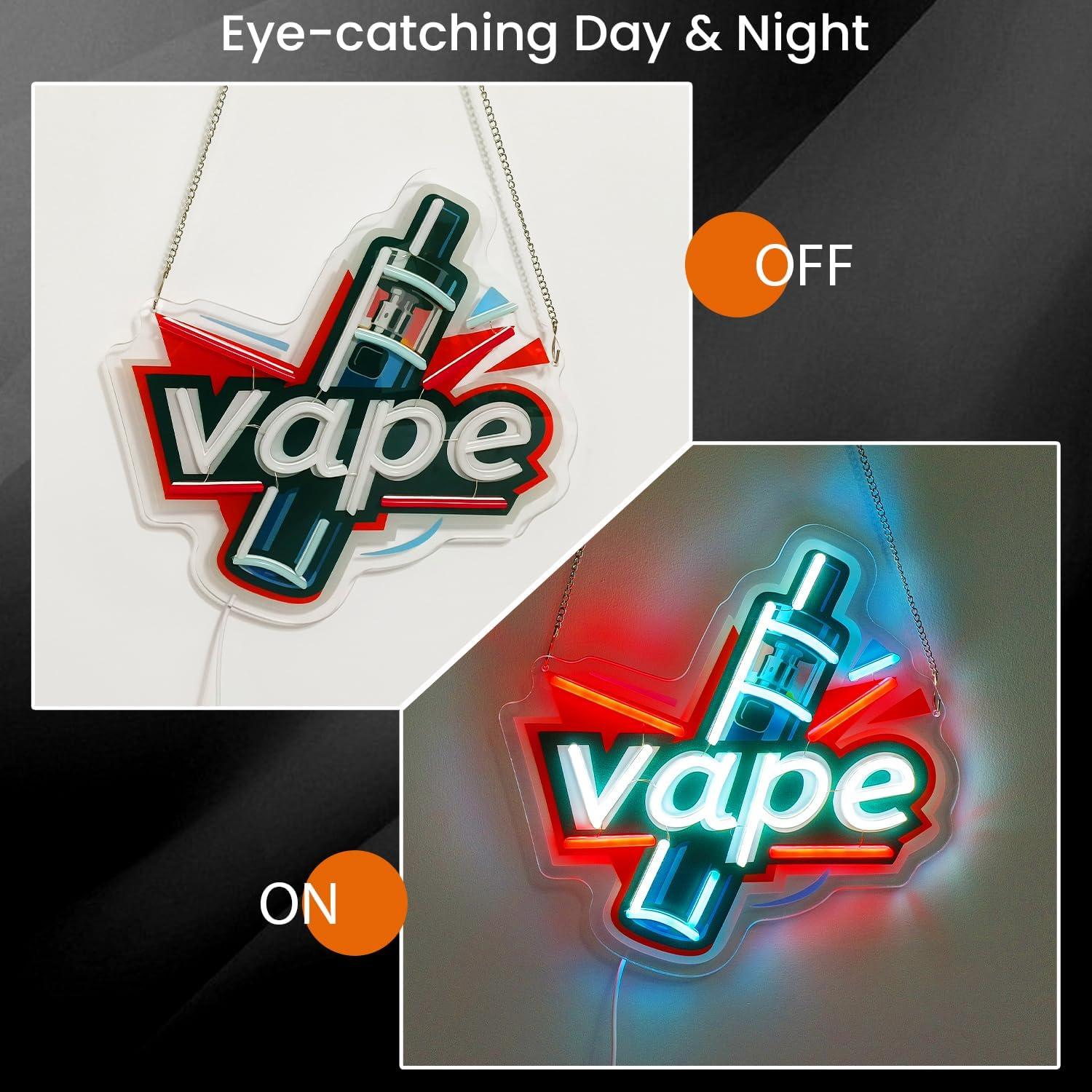 Vape Neon Tabelası USB Kısılab - Vaping Store incelemesi ve fiyatı