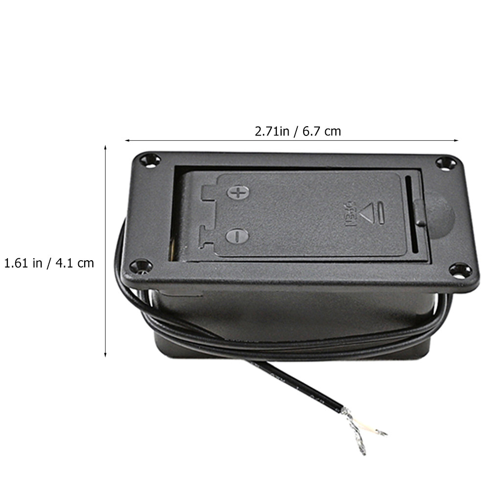 Aktif Gitar Bas Manyetiği için - Battery Case Storage incelemesi ve fiyatı