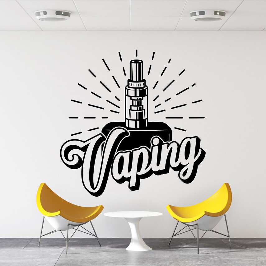 Vape dükkanı duvar çıkartması  - Vaping Store incelemesi ve fiyatı