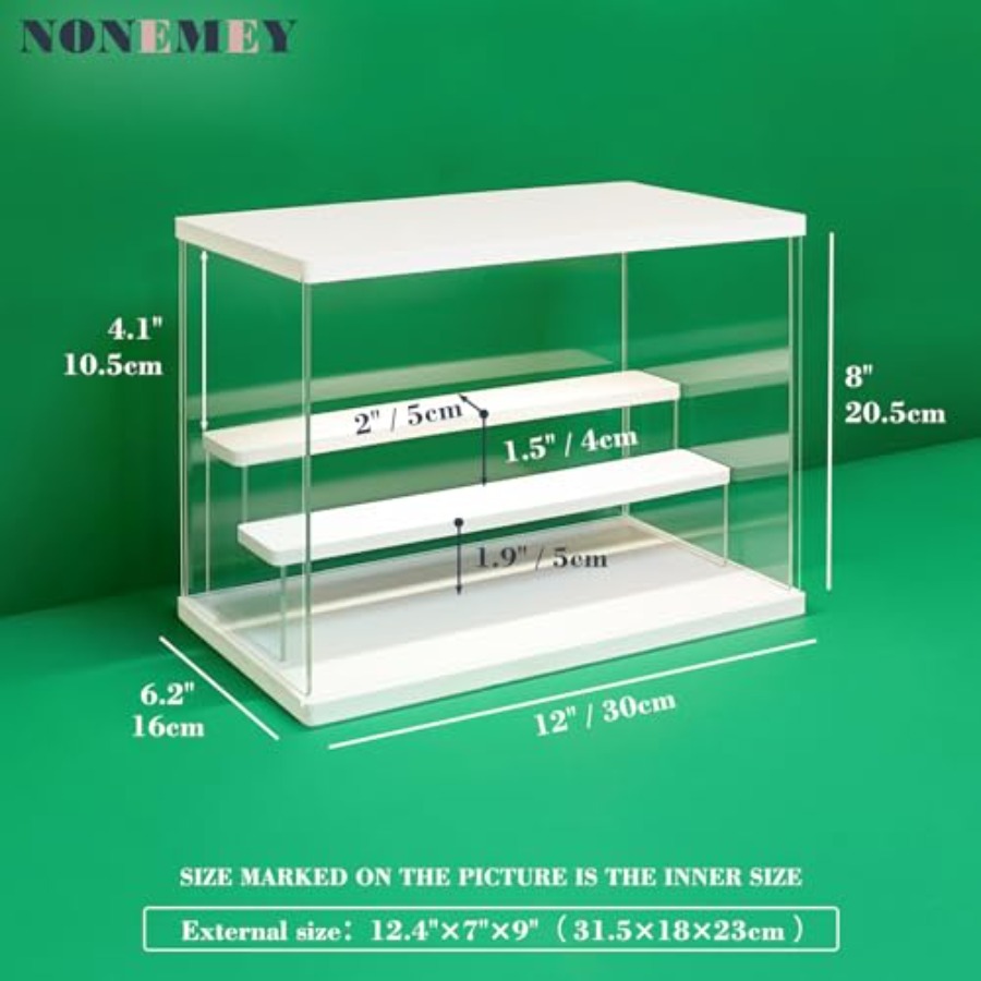 Şeffaf Akrilik Vitrin Standı,  - Battery Case Storage incelemesi ve fiyatı